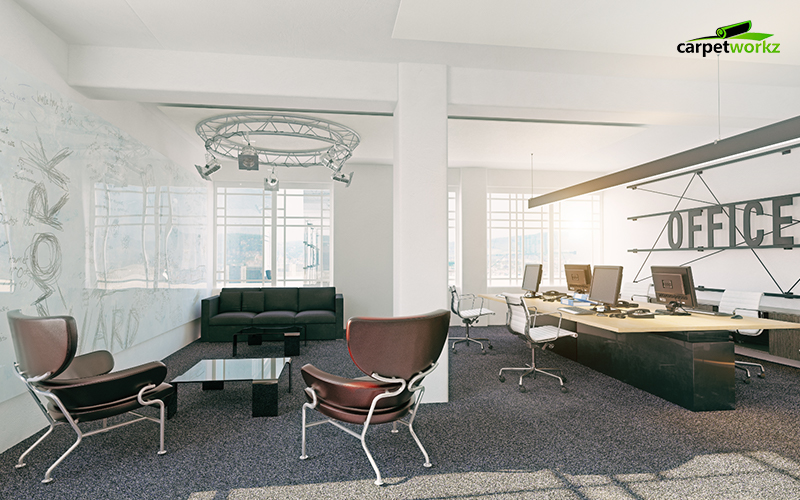 Carpet in modern office interior