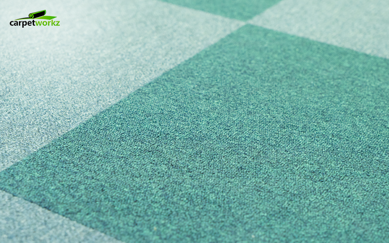 Green Carpet tiles