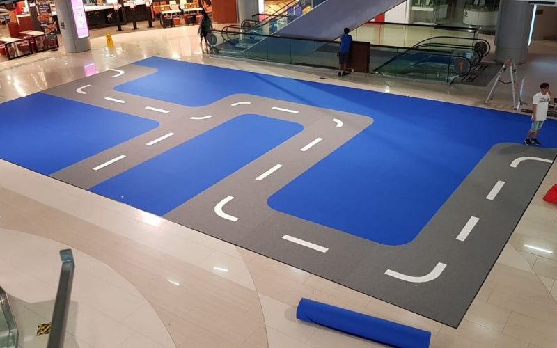 Special Die-Cut Graphics on Eventz Carpet