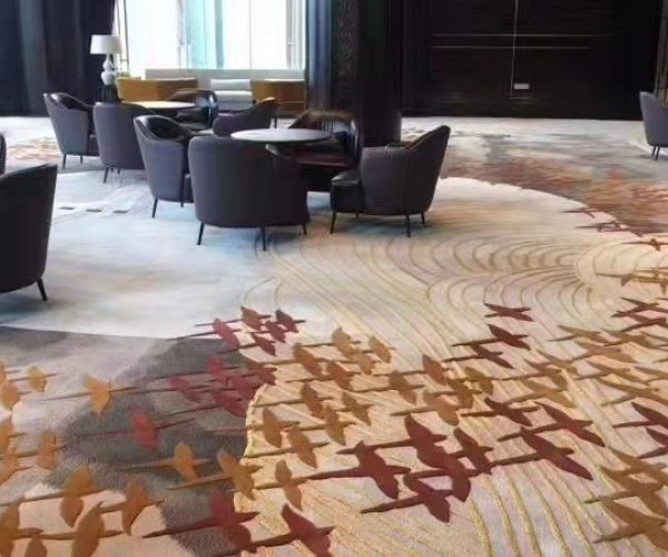 Handtufted Carpet Hotel Lobby